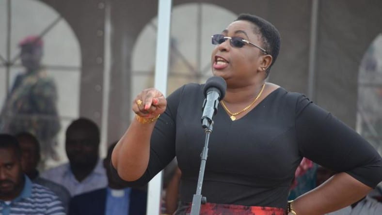 Mubunge wa Malindi Aisha Jumwa nagwati .