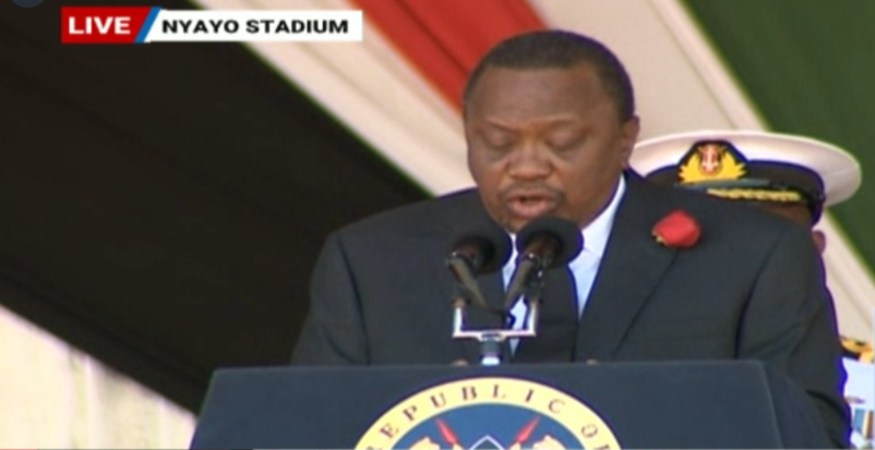 Uhuru  Kenyatta kuga Moi  niarathaga  mauntu ma ciaca