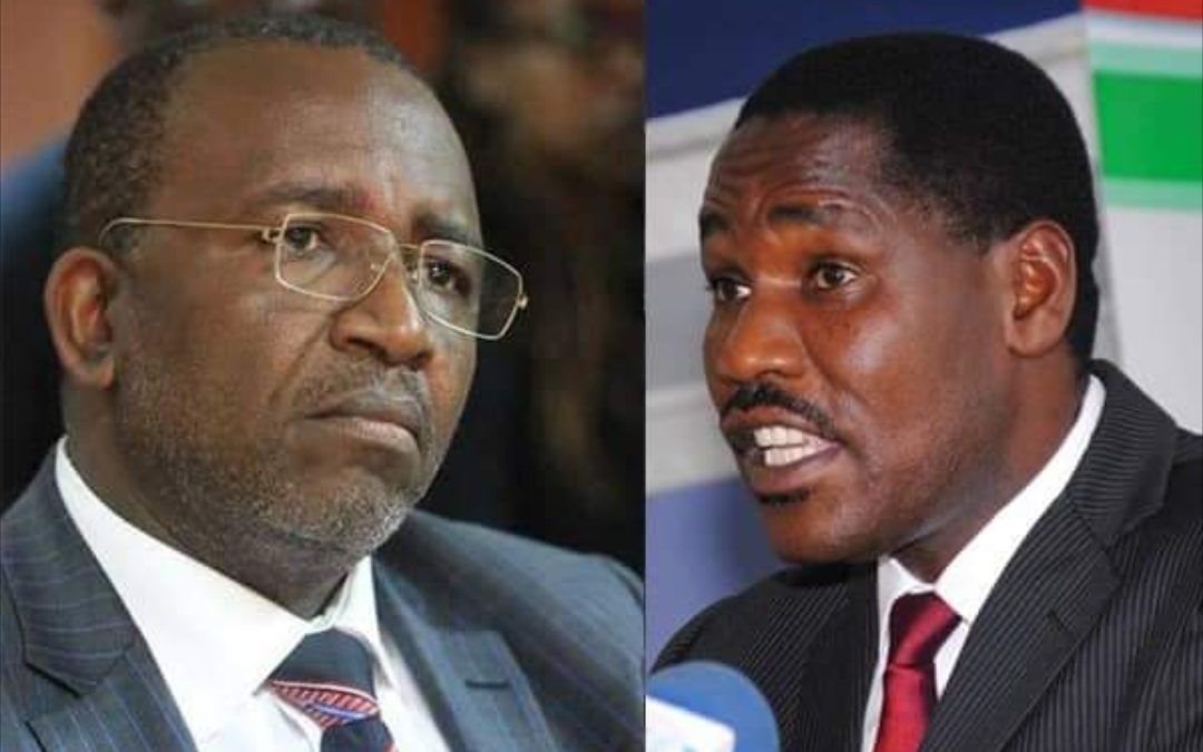 Nkucanio  gati gati ga  Mithika Linturi na  Peter Munya.