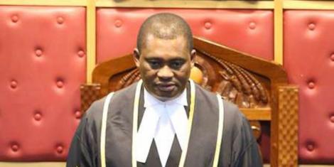 Spika wa Mbunge nene kuuia rwaria rwa kumweberia gitine.