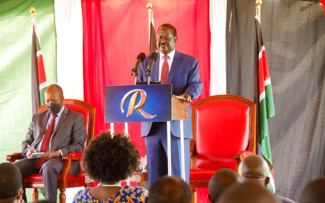 Muceemanio jwa Raila Odinga na atoongeria ba gi siasa nteere cia Nyanza.