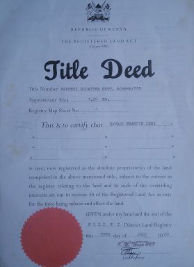 Akari ba Kathingithu B ward ya Mwimbi kwamukira title ciao cia miunda.