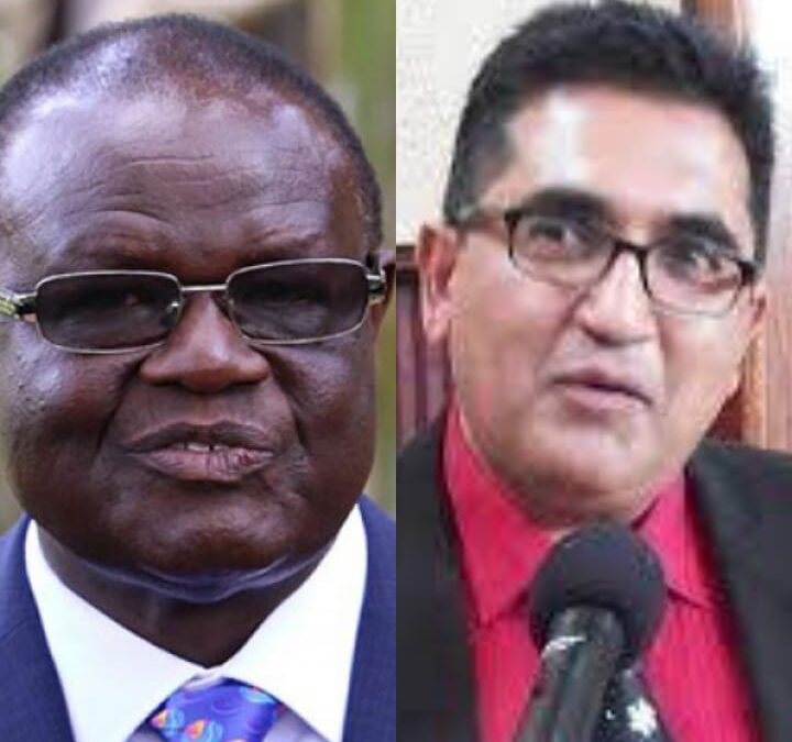 Ngabana Kiraitu na Mubunge Dawood gucookaniria miario iguru ria kiama kia Mbus.