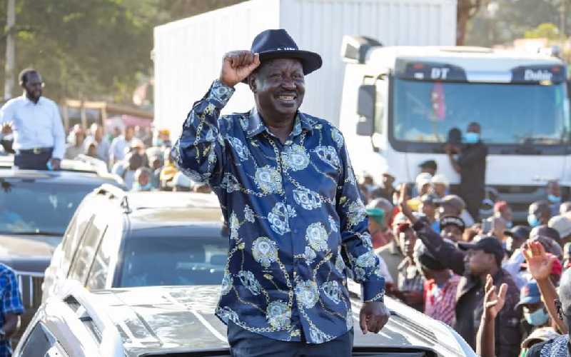 Raila kuuga agaatetheria Arimi atwika rais.
