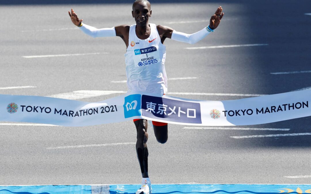 Eliud Kipchoge guchinda ndwiro cia Tokyo.