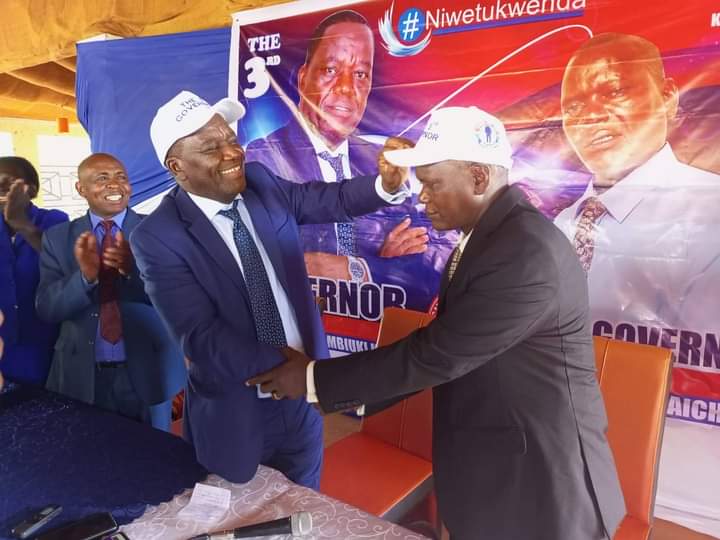 TNC HOPEFUL GITARI  MBIUKI UNVEILS HIS RUNNING MATE