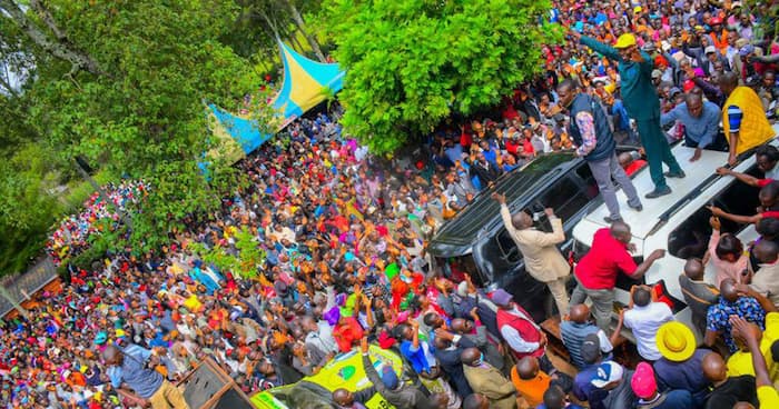 Political Rally full of blessings!
