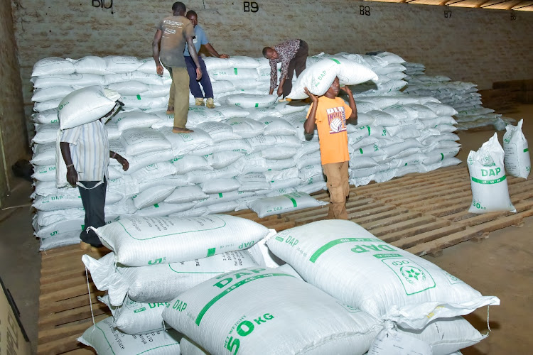 Ruto assures farmers that six million bags of fertiliser to be available before April