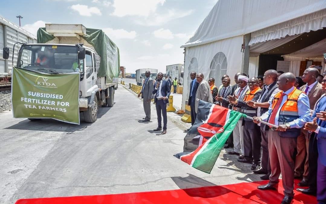 DP flaggs off more consignment of subsidized fertilizer