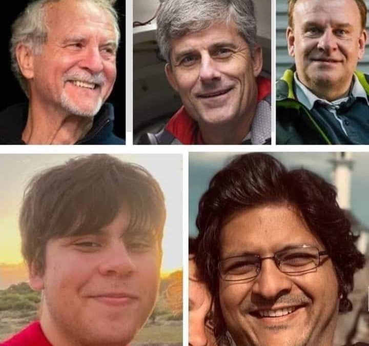 Five people onboard on a missing submersible believed to have died