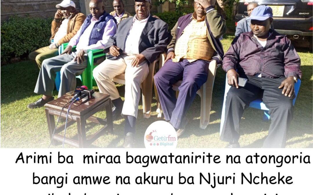 Arimi ba miraa bagwatanirite na atongoria bangi amwe na akuru ba Njuri Ncheke nibakubangira mambura ma kwariria untwire bwa kimera kiu na mawega makio