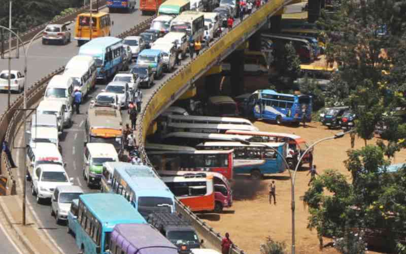 Major Traffic Congestion Grips Nairobi-Nakuru Highway