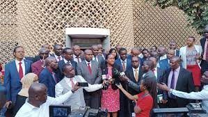 Azimio Members of Parliament storms out of Parliament during Affordable Housing Bill debate after their attempts to propose amendments were thwarted
