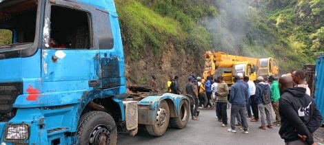Rescue Operation Prompts Temporary Closure of Mai Mahiu Highway Following Accident.