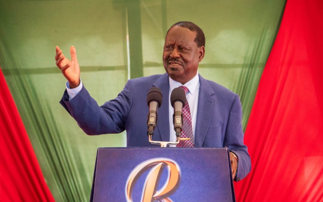 Raila Odinga Orders President Ruto to Stop Mukuru Demolitions.