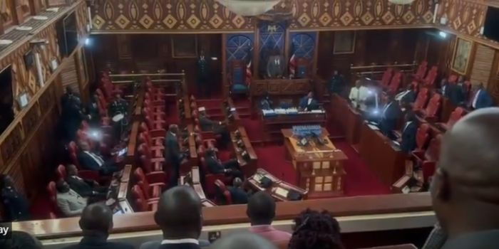 The Senate Session Came To An Abrupt Halt Due To A Power Outage. -Sifuna