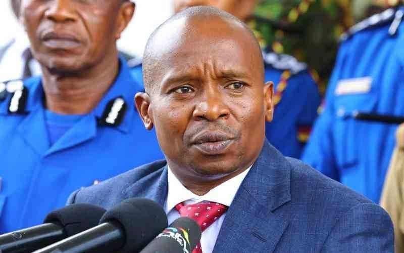 CS Kithure Kindiki Raises Concerns Over Misconduct at Presidential Events.