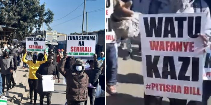 Kenyans Hold Counter-Protests to Advocate for Finance Bill 2024.