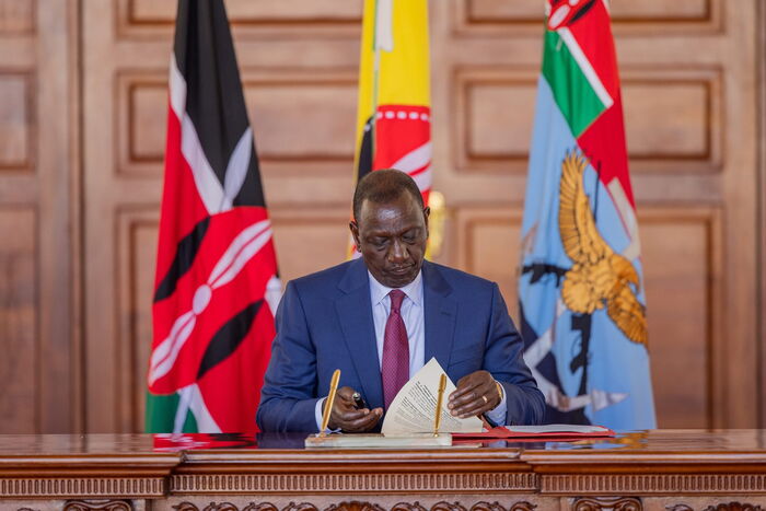 President Ruto Signs Bill to Slash Government Spending by Ksh145.7 Billion.