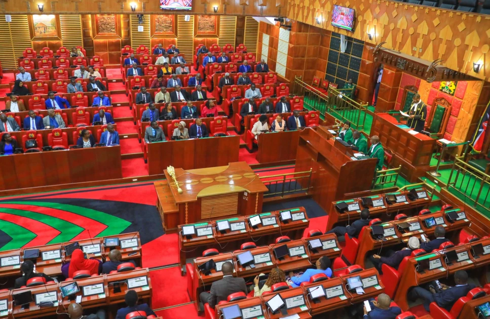 Chaos Erupts in Parliament as Azimio MPs Occupy Majority Side.