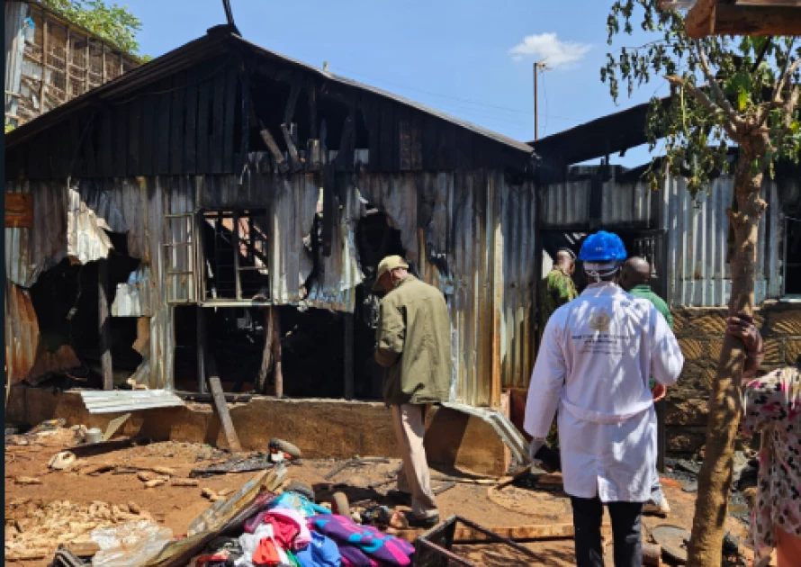 Three Children Killed in Tragic House Fire in Kabete.
